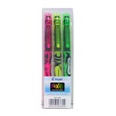 Pilot Frixion erasable text marker yellow, pink, green - pocket of 3