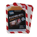 Tarifold magnetic frame A4 red/white - pak van 2