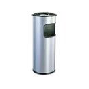 Waste bin metal with ashtray + 1,5 kg sand