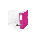 Leitz 1106 WOW Active lever arch file 180 degrees 80mm PP pink