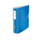 Leitz 1106 WOW Active lever arch file 180 degrees 80mm PP blue