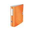 Leitz 1106 WOW Active lever arch file 180 degrees 80mm PP orange