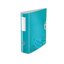 Leitz 1106 WOW Active lever arch file 180 degrees 80mm PP ice blue