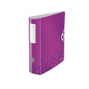 Leitz 1106 WOW Active lever arch file 180 degrees 80mm PP purple