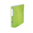 Leitz 1106 WOW Active lever arch file 180 degrees 80mm PP green