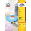 Avery L6043 Afterburner CD laser labels - box of 50