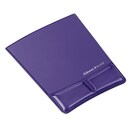 Fellowes 9183501 Health-V Chrystal mousepad wrist rest gel violet