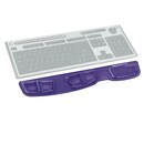 Fellowes 9183601 Health-V Chrystal keyboard wrist rest gel violet