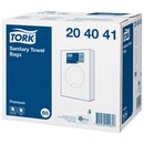 Tork sanitary towel bin bags, pack of 25 bags