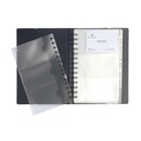 Exacard business card folder for 120 cards black