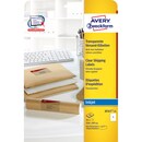 Self-adhesive clear Labels J8567-25 Avery Zweckform, 45,7x25,4 mm, 25/pack