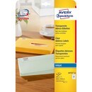 Adhesive clear Labels Avery Zweckform J4721-25, 63.5x29.6mm, 675/pack