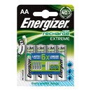 ENERGIZER RECHARGEABLE BATTERIES HR6/AA 2300MAH PRECHARGED - PACK OF 4