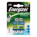 ENERGIZER RECHARGEABLE BATTERIES HR6/AA 2300MAH PRECHARGED - PACK OF 2