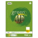 Ursus Green A4+ student pad, ruled, 70 g/m2, 80 sheets, carbon-neutral