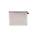 Zip Bag, 340 x 260 mm, transparent/black