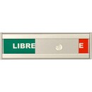 BOSSART SIGN LIBRE/OCCUPE 105X30MM ALU