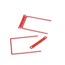 PK100 393124 D-CLIP FASTENERS RED