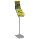 BOOFFICE INFO SIGN STAND FOR A4 HIGH ALU