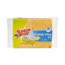 Scotch Brite sponge 12,8 x 8,1 x 2,7 cm - pack of 2