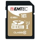 Emtec Gold Secure Digital (SD) memory card class10 speed - 16GB