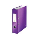 Leitz WOW lever arch file 180 degrees 80 mm purple