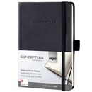 Conceptum Pure A6 ruled black 194 pages