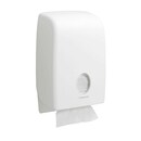 AQUARIUS FOLDED HAND TOWEL DISPENSER WHITE