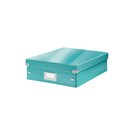 Leitz WOW 6058 Click & Store box for A4 ice blue