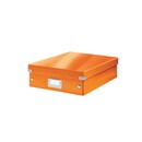 Leitz WOW 6058 Click & Store box for A4 orange