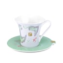 SPECIAL.T cups with saucers in China Design, set of two cups