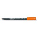 Staedtler Lumocolor F Pen, waterproof, orange