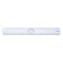 Ruler lyreco plastic 30cm precise scale