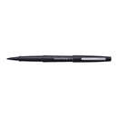 Paper Mate nylon fibre tip black pens 0,8 mm line width - box of 12