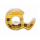 SCOTCH DOUBLE-SIDED STICKY TAPE 12MM X 6.3M ROLL - WITH DISPENSER