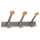 Alba PMV3 coat rack 3 wall plegs wood/metal