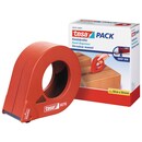 Tape Dispenser, Tesa 6076, up to 50 mm x 66 m, metal, orange