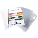 Pavo recycled PP cover A4 200 micron transparent - pack of 100