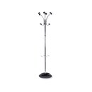 Alba Chromy coat stand chromed 6 coat pegs