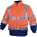 Delta Plus Hi-Viz veiligheidsjas oranje/marineblauw - maat M