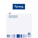 Lyreco Notepad A4, 60 gm2 5mm squared, recycled, 50 sheets