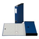 Biella Conference folder, A4, recycled card, 30 mm spine, blue (350430)