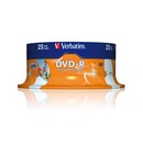 Verbatim DVD-R 4.7GB 1-16x speed printable spindle - pack of 25