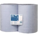 Tork multipurpose clothes, large rolls, blue, pack of 2 rolls