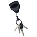 Key-Bak KB Super 48 key fob, Kevlar, 120 cm, belt clip, black