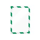 Durable Magaframe self-adhesive frame - green/white - pack of 2