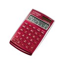 Citizen CPC112 basic+ pocket calculator burgundy - 12 numbers