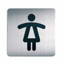 Durable 4956 picto/door sign WC women 15x15cm