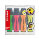 Stabilo 73/4 executive highlighter - assorted colours - box of 4