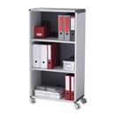 Paperflow Multibloc mobile bookcase grey